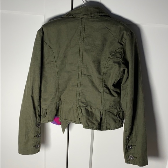 Next army green blazer size 7-8 years - Picture 3 of 4